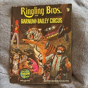 Ringling Bros. and Barnum & Bailey Circus Vintage Program 1972